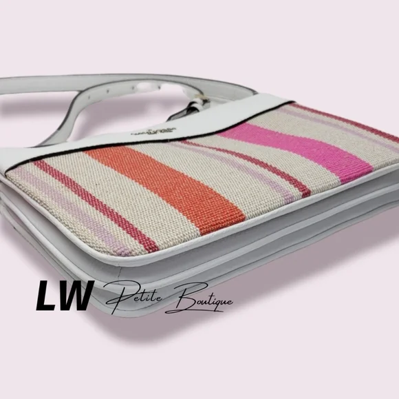 Kate Spade NY Leila Canvas Triple Gusset Crossbody - Picture 5 of 9